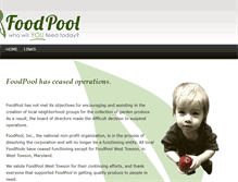 Tablet Screenshot of foodpool.org
